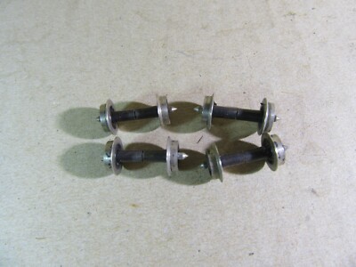 398x Vintage Kadee USA 1:87 Achsen + Räder Metall Abstand 1,5 cm Spur Ho