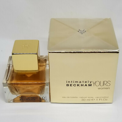 David Beckham Intimately Yours 1.0 oz 30 ml EDT Rare! New in Box