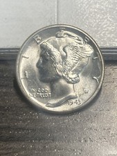 1943 P Mercury Dime - BU - As Shown! (#1031)