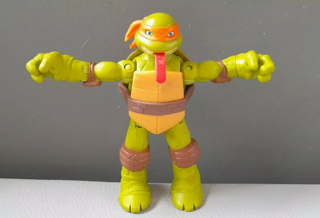 Nickelodeon Teenage Mutant Ninja Turtles Tongue Poppin Michelangelo Mikey RETRO