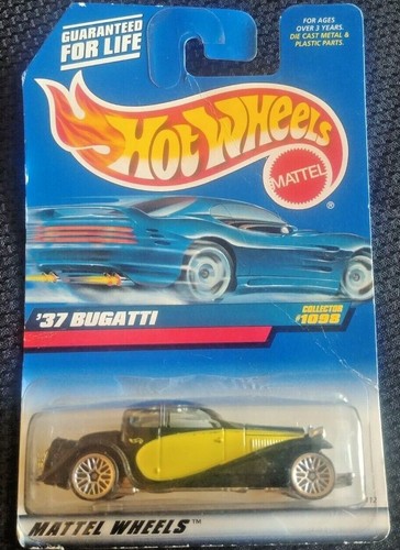 Hot Wheels 1999 Collector Series #1098 Diecast Car '37 Bugatti 1998 NIB - 第 1/4 張圖片