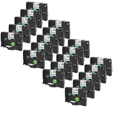 20Pk TZe-231 Label Tape Black/White TZ231 For Brother P-Touch PT-H110 Maker 12mm