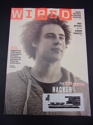 Wired Magazine June 2020 Hacker Who Saved the Internet Marcus Hutchins Magazine 