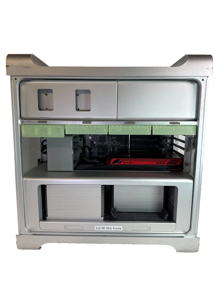 Apple Mac Pro 2010 5,1 A1289 12-Core 2x 2,66GHz 16GB 250GB SSD HD5770 Mojave - Bild 3 von 4