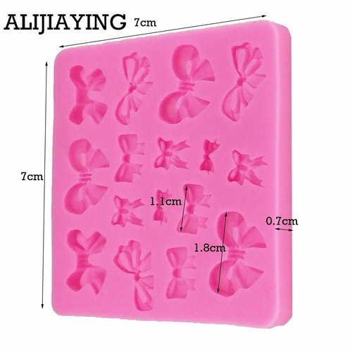 Mini Bow Tie Silicone Mold Epoxy Resin Necklace Pendant Jewelry Diy Making Mould - Picture 6 of 12