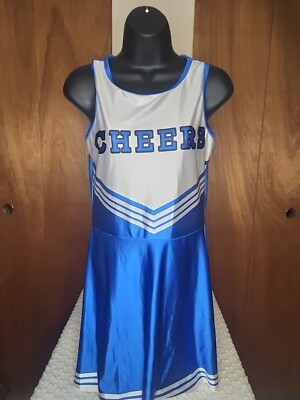 Lolanta Women's Blue White Cheerleading Outfit Size Large