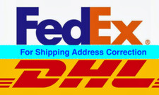 FedEx DHL Handling Fee For Shipping Address Correction  USD15 