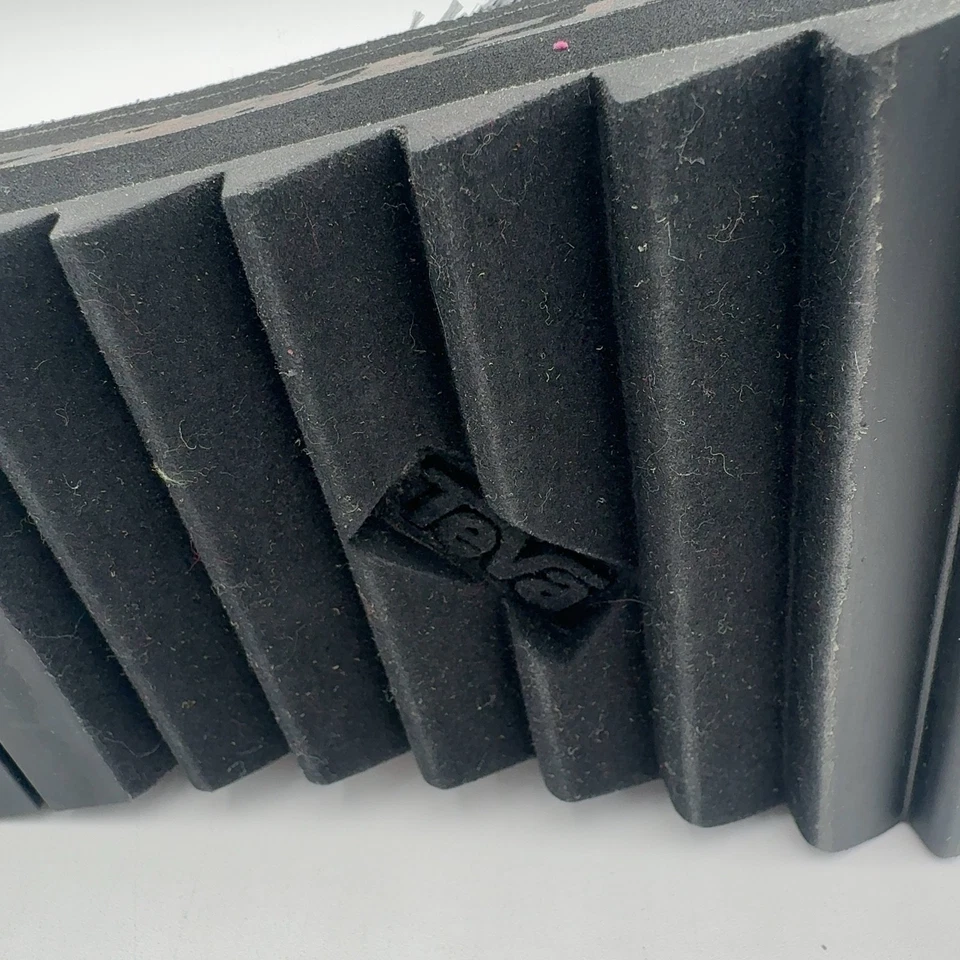 Sandalias cómodas sin cordones negras doble diamante Teva Flatform Ceres, talla 10 M Foto 3 de 4