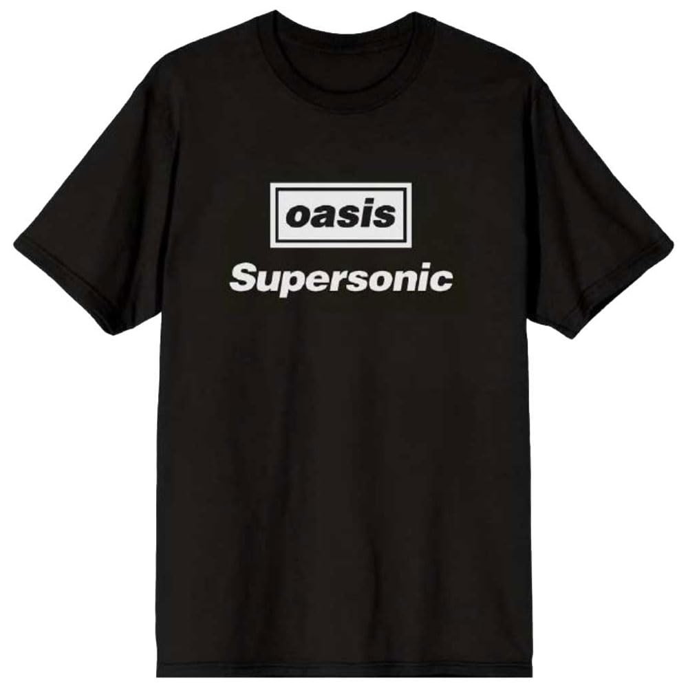 Rock Off officially licensed products Oasis Supersonic Title T Shirt L Black