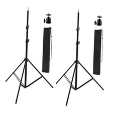 Light Stand Photography, 10ft/305cm Adjustable Aluminum Alloy Tripod 10ft 2pack