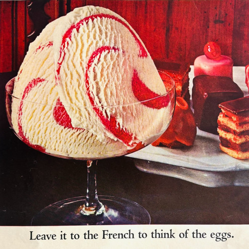 1966 Sealtest Prestige French Ice Cream Advertisement Vintage Dairy DWYY2