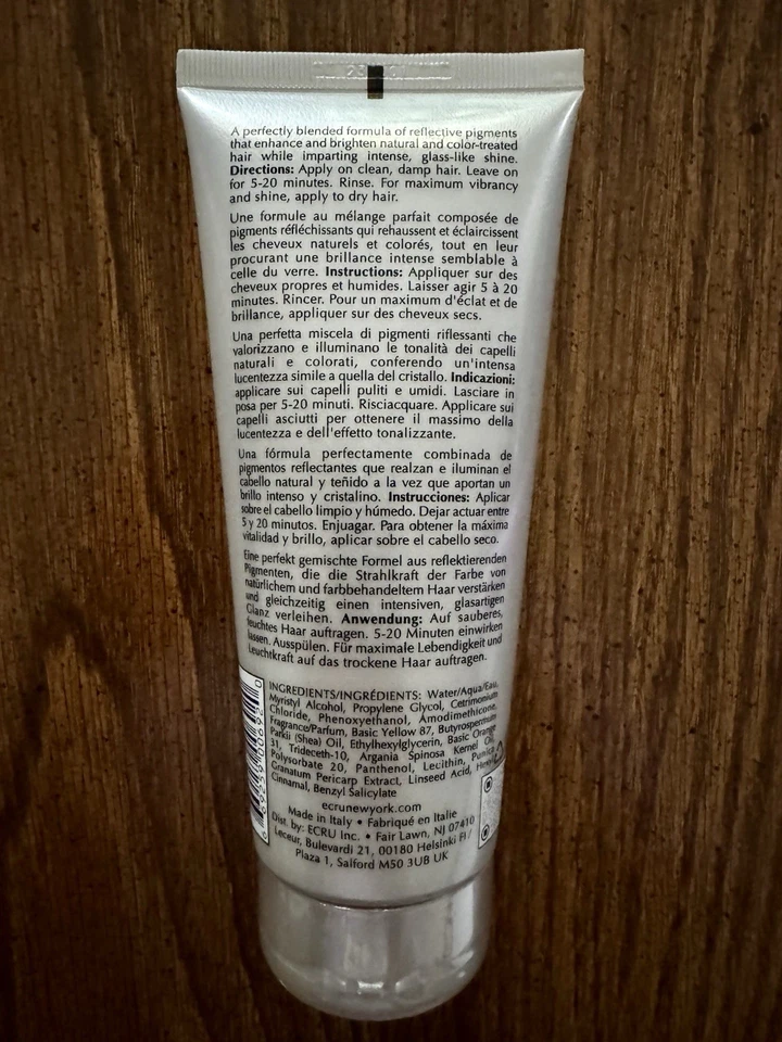 NWT ECRU Luxe Color Gloss in Shade Copper For Red Hair 6.76 fl oz - Image 3 of 4