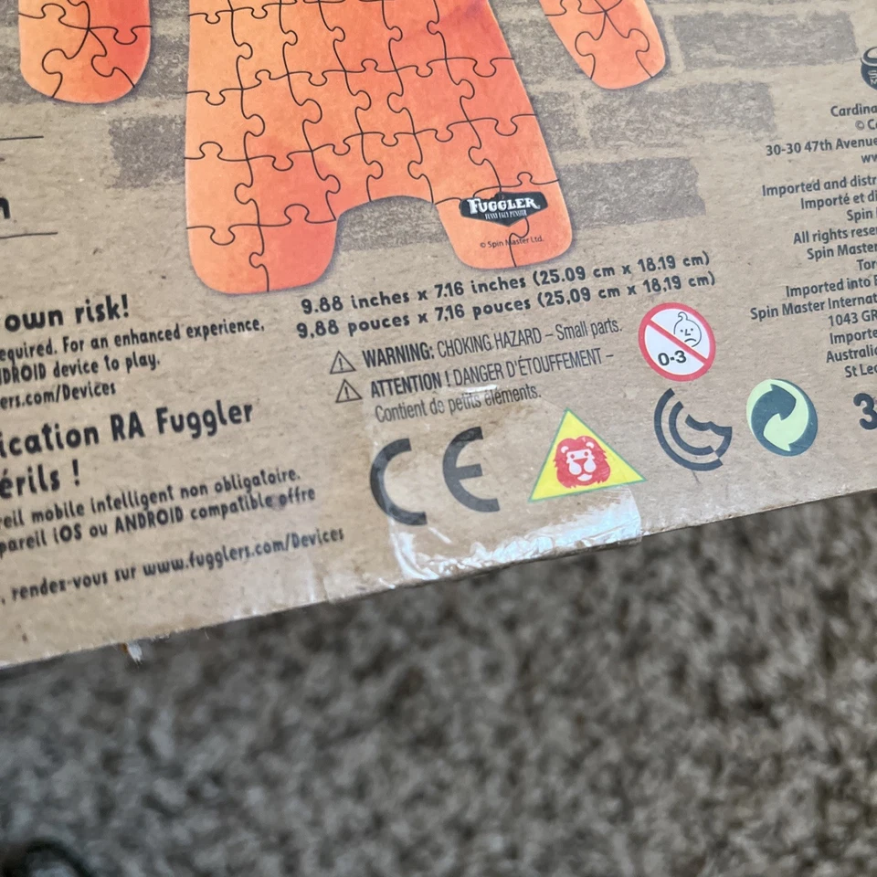 Spin Master Fuggler Funny Ugly Monster Puzzle 100 pcs Jigsaw Cardinal New Sealed - Image 3 of 4