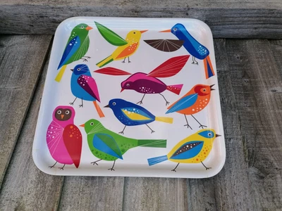 IKEA Birds BARBAR Melamine Tea Serving Tray Designed by Edholm Ullenius Retro - Image 1 of 4