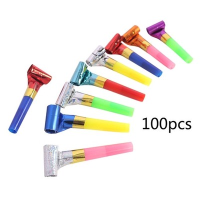 Musical Blow Outs Glitter Party Blowers Noisemaker Birthday Squawkers Blower