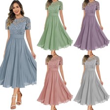 Brautmutterkleider Damen Abendkleider A-Linie Festliche Kleider Hochzeitsgast