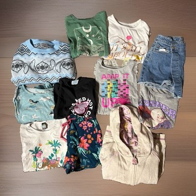Lot Of Quality Girls Size 6/6X Disney, Trolls, Stitch, Casper, Star Wars READ