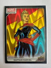 2022 UD Marvel Platinum Teal Wave CAPTAIN MARVEL 185/799