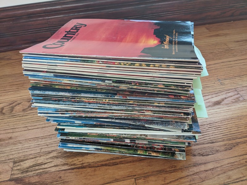 102 Lot- For Those Who Live Long For The COUNTRY Magazine- Relman 1988-2013