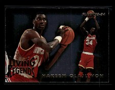 Hakeem Olajuwon 1993-94 Fleer Living Legends #5 Cond:EX (Chipping)