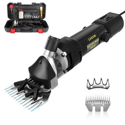 PAT JUUMG Sheep Shears,1000W Professional Heavy Duty Electric Animal Grooming...
