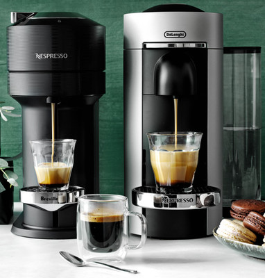 Nespresso VertuoPlus Deluxe Coffee Espresso Machine DeLonghi One Touch Brew