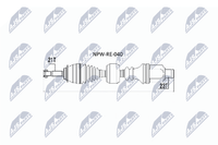 Antriebswelle Nty NPW-RE-040 FüR Logan Renault Dacia Sandero 1 Stepway BS0H BS0F