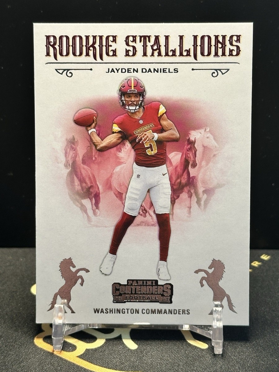 2024 Panini Contenders Jayden Daniels #3 Rookie Stallions Insert