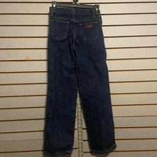 LN Wrangler 20X Boys Slim Fit Dark Wash Denim Jeans Size 12 Slim 22BWXSN Western