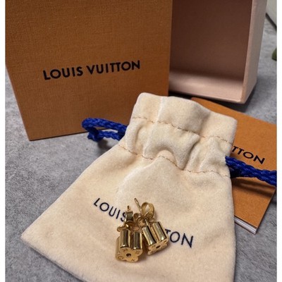 LOUIS VUITTON Gold Earrings