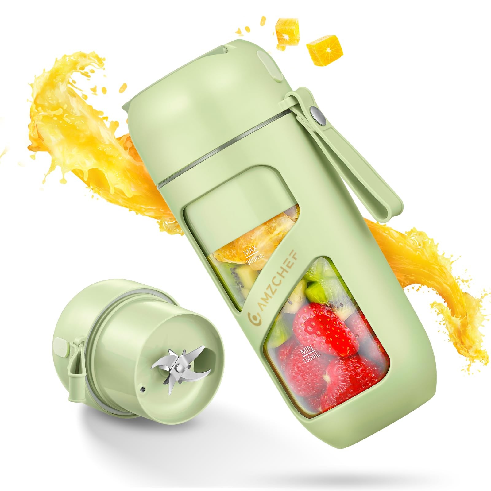 Portable Blender, Strong Cutting Power with 10-Blade,Type-C 