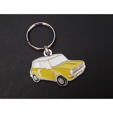 Mini 1275GT Profile Keychain, Clubman Morris Leyland 1275 GT (Yellow)