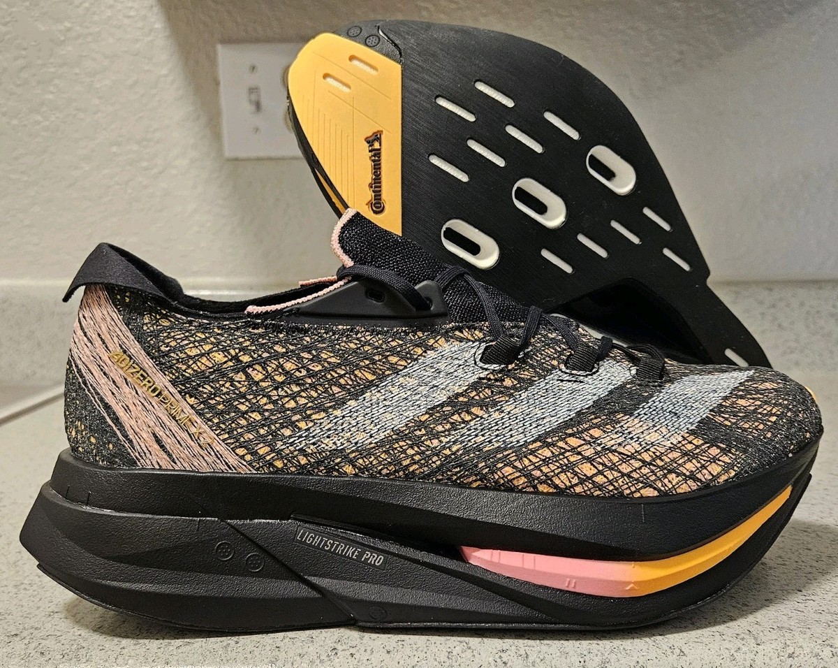 Adidas Adizero Prime X Strung Running Shoes Black Pink Mens ID0267  $300