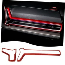 Center Consoles A/C Outlet Vent Left and Right A/C Vent cover Wine Red