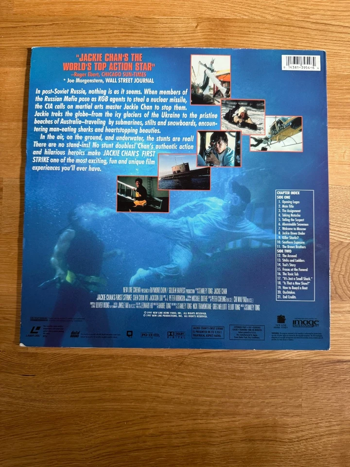 Jackie Chan's First Strike Widescreen Laserdisc NTSC - Image 2 of 3