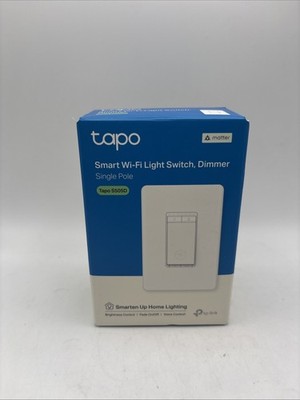 TP-Link Tapo S505D Smart WiFi Dimmer Light Switch Single Pole Matter White