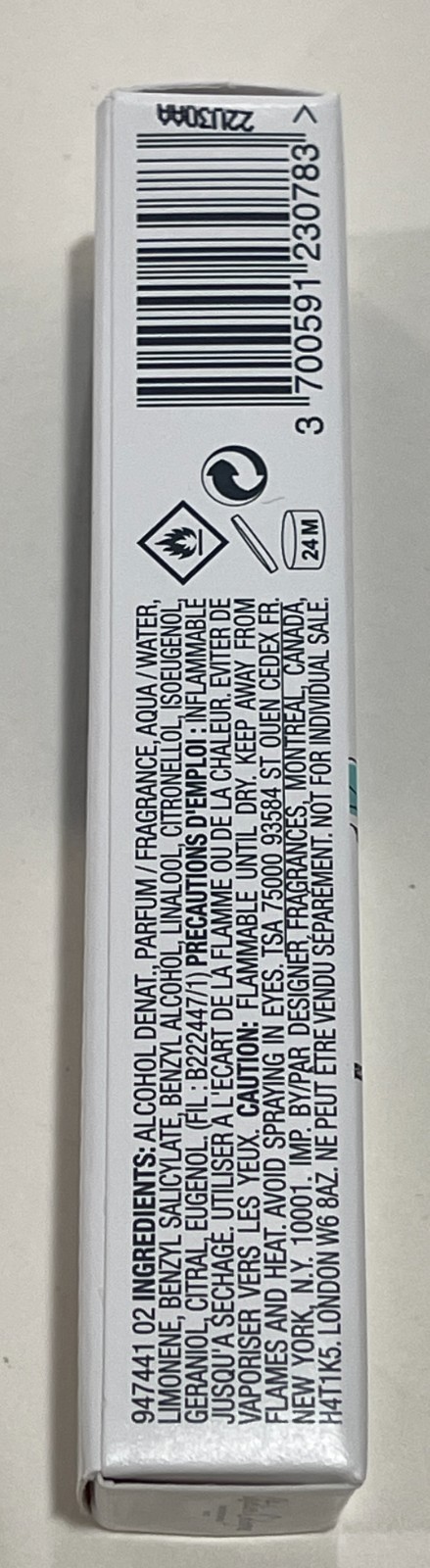 3 x Atelier Cologne Clementine California Pure Perfume .14 fl oz / 4 ml Travel