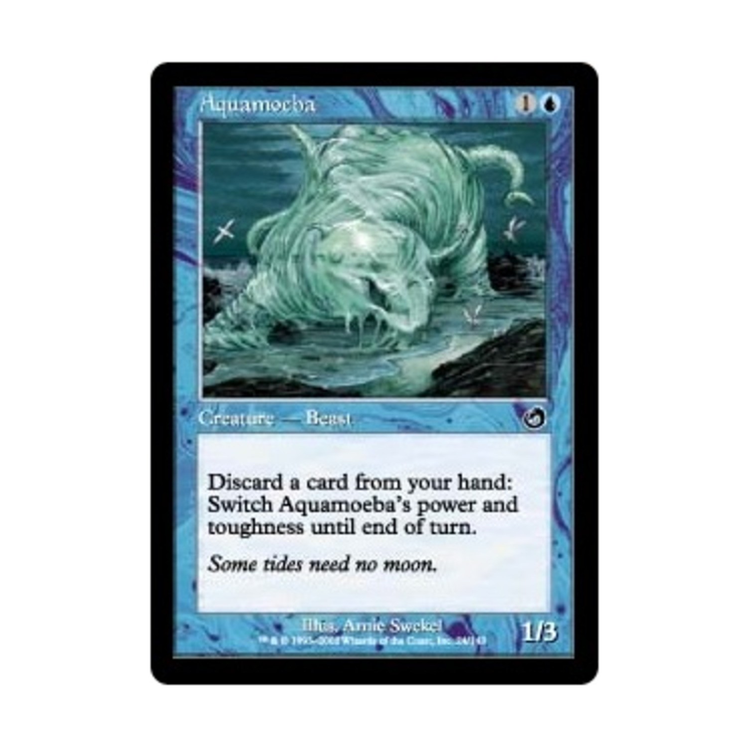 WotC MtG Torment Aquamoeba (C) (Foil) NM