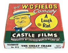 W.C. FIELDS Castle Films 813 THE GREAT CHASE Comedy Super 8mm FILM