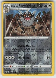 Galarian Perrserker 181/264 Fusion Strike Reverse Holo Uncommon