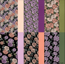 Stampin' UP  Favored Flowers Designer Series Paper DSP 12 x 12 NEW