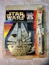 1996 Star Wars R2-D2 DigitalWatch w/ Millennium Falcon Case NIB 