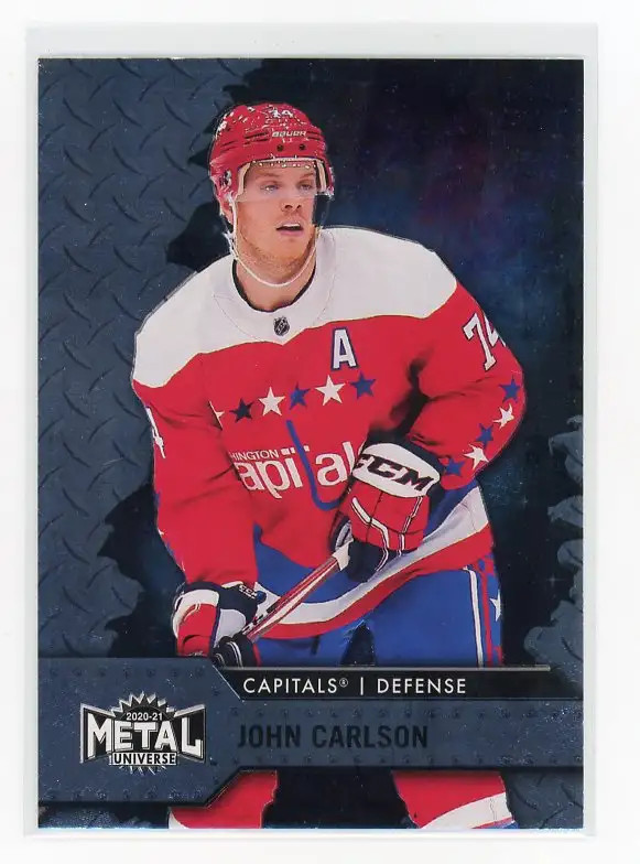 2021 Skybox Metal Universe John Carlson #74 Capitals