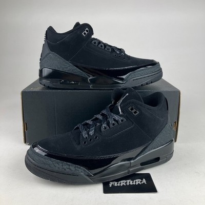 Nike Air Jordan 3 Retro Black Cat (2025) CT8532-001 Men's Size 8.5