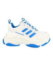 Size 8 - Balenciaga x Adidas Triple S Sneaker White Blue W Size 8 - Balenciaga x Adidas Triple S Sneaker White Blue W