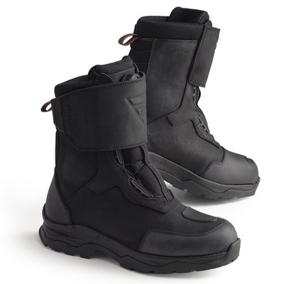 Modeka Atlaz Boots Schwarz Gr. 46 wasserdichte Motorradstiefel Touringstiefel
