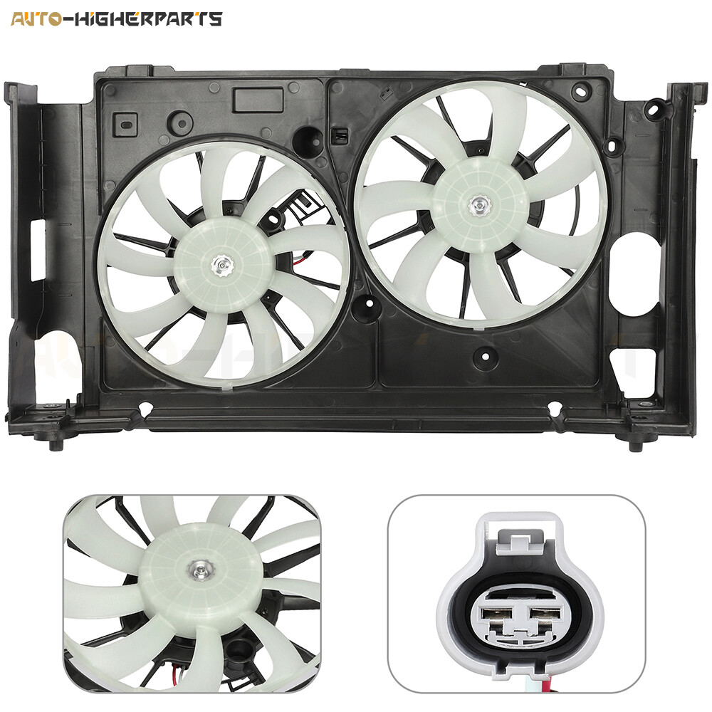 For 20102015 Toyota Prius Front side Radiator Condenser Cooling Fan