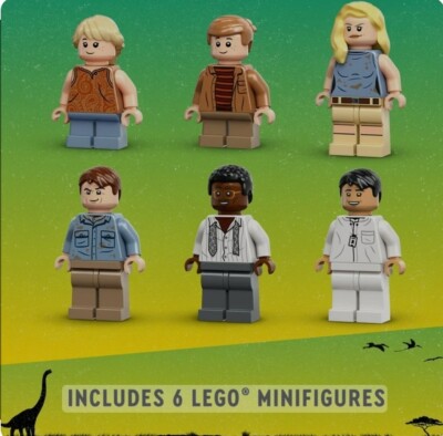 LEGO® 76961 MINIFIGURES ONLY Jurassic Park Visitor Center