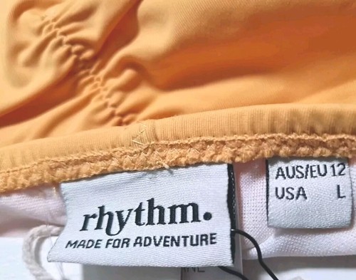 BIKINI BOTTOMS RHYTHM BNWT SIZE L 12 CHEEKY GATHERED MINI SUNFLOWER YELLOW 🌻 - Picture 11 of 12