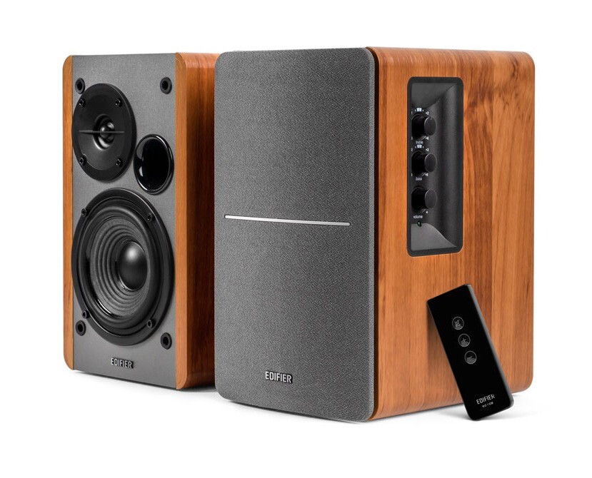 Edifier R1280T Powered Bookshelf Speakers, 2.0 Stereo Active Near